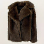 Damen Kunstpelz-Jacke