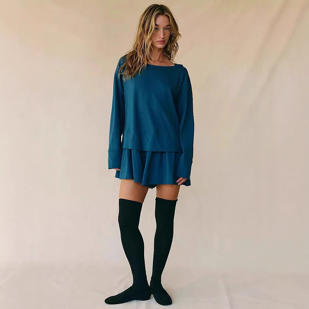 Damen Skaterkleid mit weitem Oberteil und formschöner Rockpartie R&B