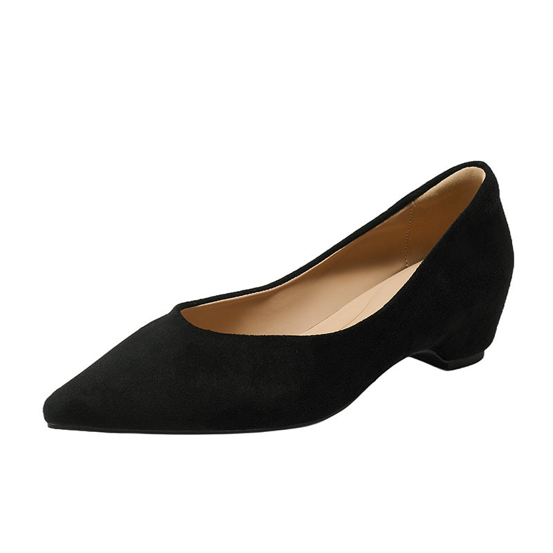 Damen elegante spitze Pumps mit metallic Oberfläche R&B