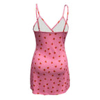 Damen Minikleid mit erfrischendem Erdbeer-Design R&B