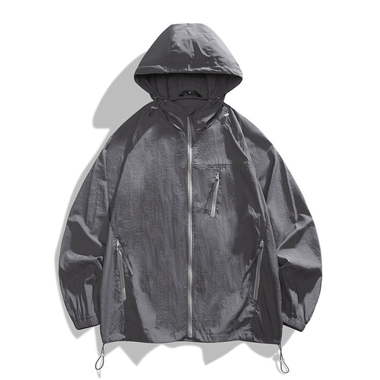 Herren leichtgewichtige Windjacke mit praktischen Taschen und atmungsaktiven Eigenschaften R&B