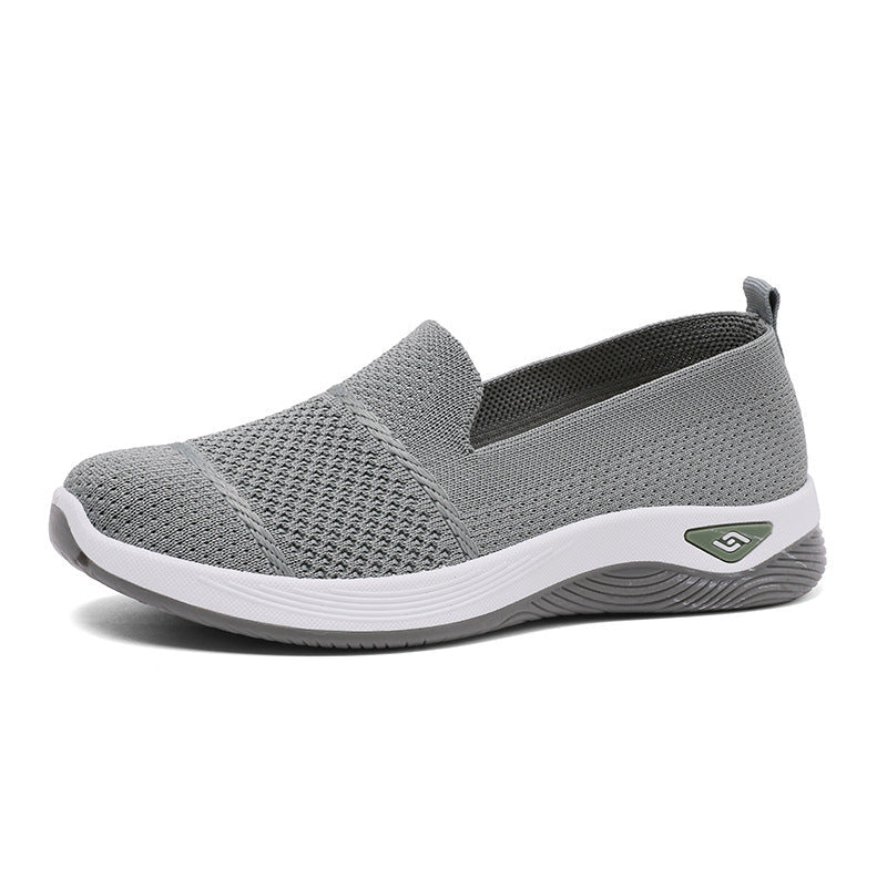 Damen Atmungsaktive Slip-On Freizeitschuhe mit elastischer Sohle R&B
