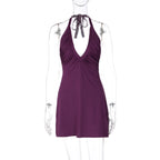 Damen Strandskleid mit alternativem Halter-Design und schmeichelnder Drapierung R&B