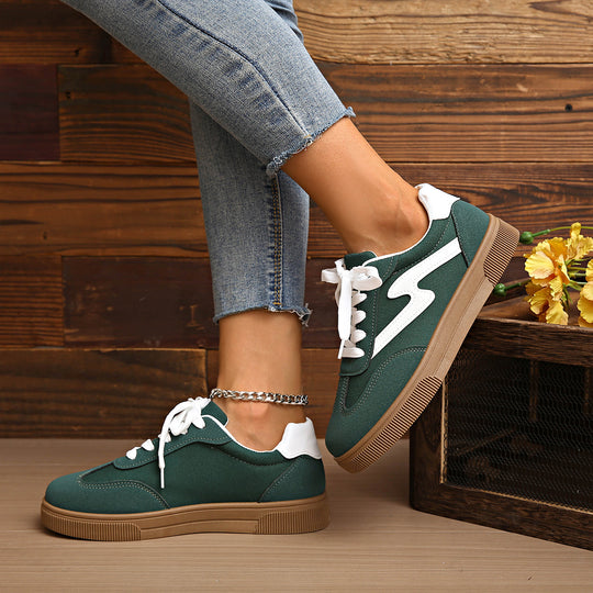 Damen Sportliche Sneakers mit innovativer Farbkombination R&B