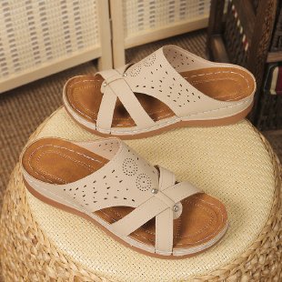 Damen Komfortable und elegante Sandalen mit atmungsaktiven Cut-Outs R&B