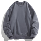 Damen bequemer Sweatshirt mit lässigem Schnitt und elastischem Bund