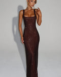 Damen Glamouröses Pailletten-Abendkleid mit figurbetontem Schnitt R&B