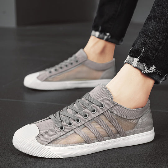 Damen Freizeit-Sneaker mit atmungsaktivem Mesh-Design und flexibler Sohle R&B
