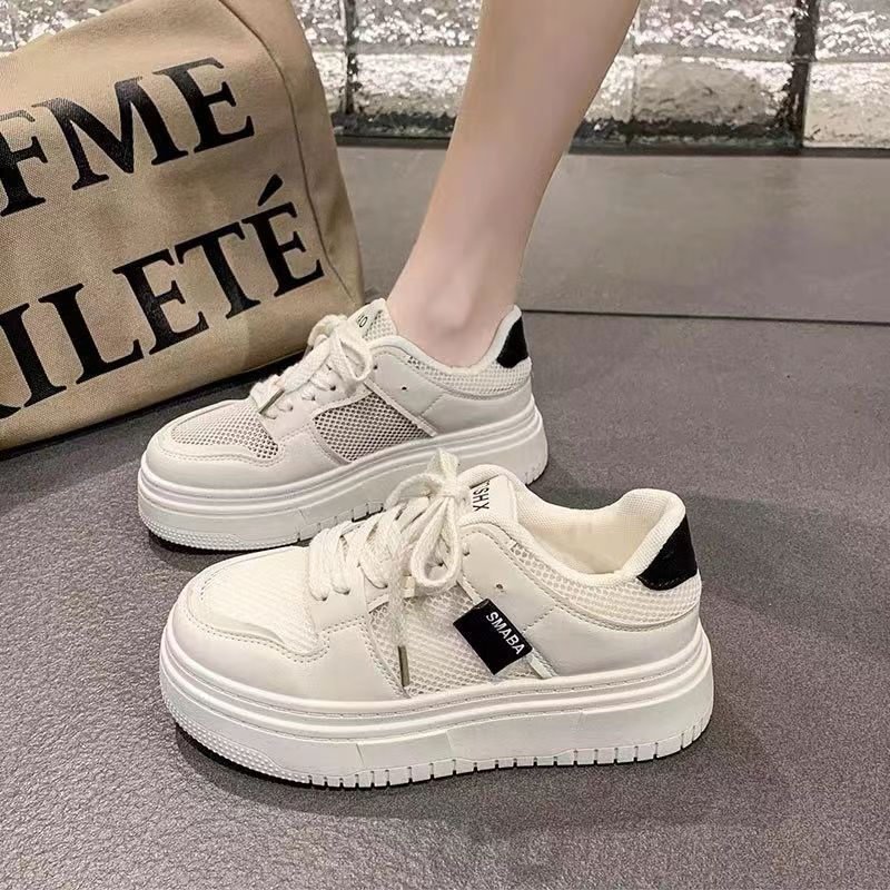 Damen Komfortable und sportliche Sneakers mit atmungsaktiver Mesh-Oberfläche und dämpfender Sohle