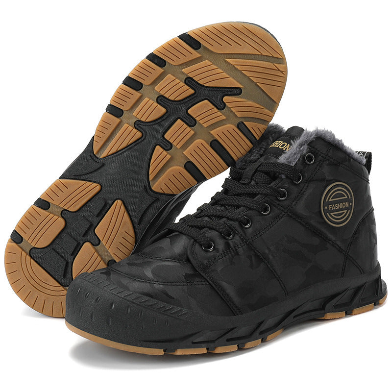 Damen Modische Winterstiefel mit warmem Innenfutter und rutschfester Sohle R&B