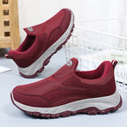 Damen Sportliche Slip-On Sneakers mit rutschfester Sohle und dematmungsaktiven Obermaterial R&B