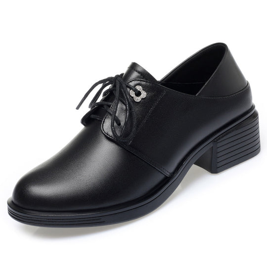 Damen Elegante Schnürschuhe mit Blockabsatz und modischem Detail R&B