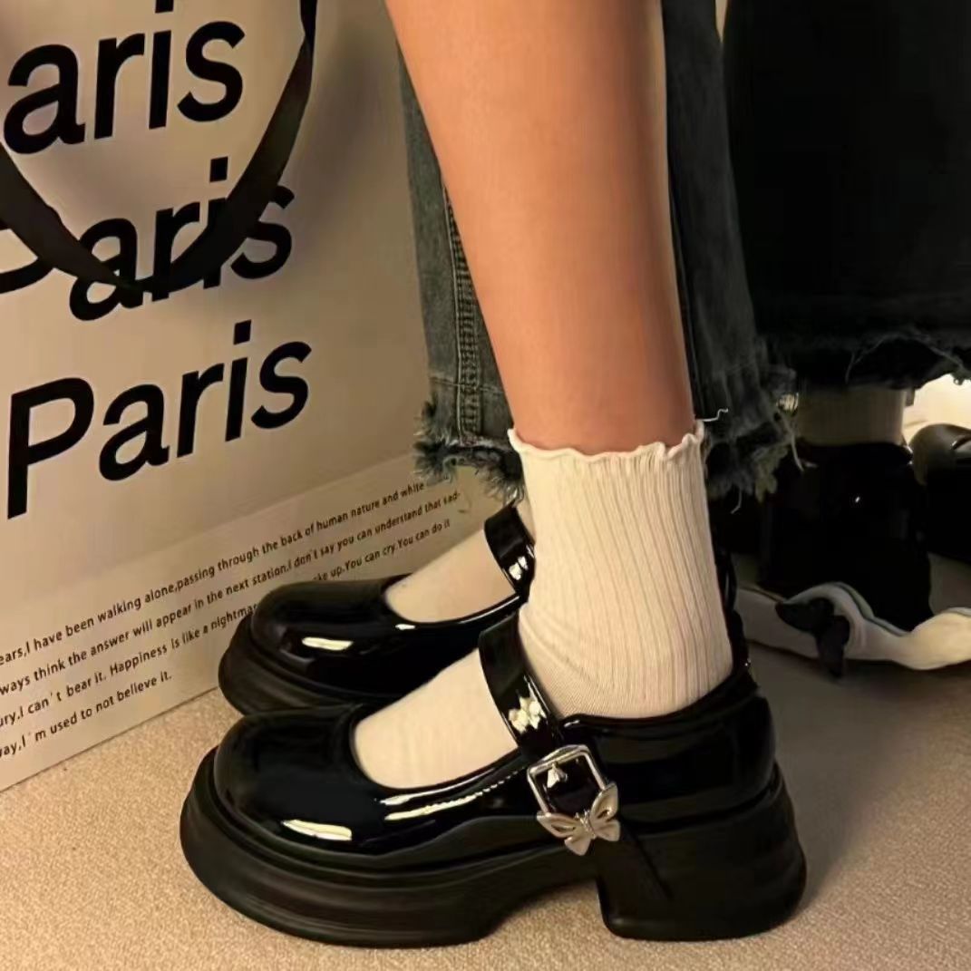 Damen Elegante Ballerinas mit modischer Schnalle