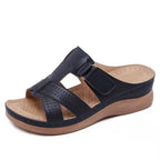 Damen Komfortable Fußbett-Sandalen mit verstellbarem Riemen