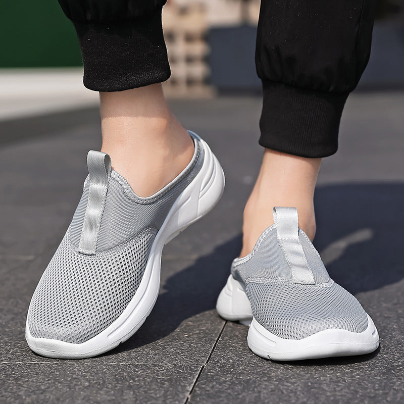 Damen Atmungsaktive und flexible Slip-On Freizeitschuhe