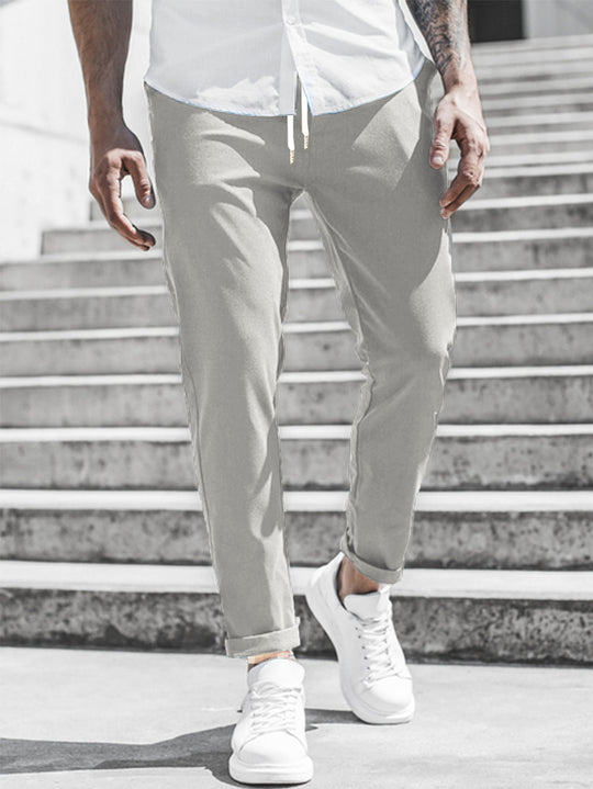 R&B Herren Freizeithose mit Kordelzug und Seitentaschen