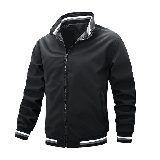 Herren elegante Bomberjacke mit stark isolierendem Innenfutter R&B