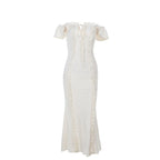 Damen Sommerliches Maxikleid mit Rüschendetails R&B
