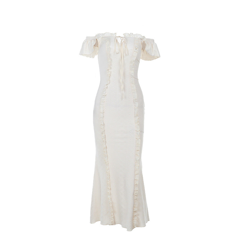 Damen Sommerliches Maxikleid mit Rüschendetails R&B