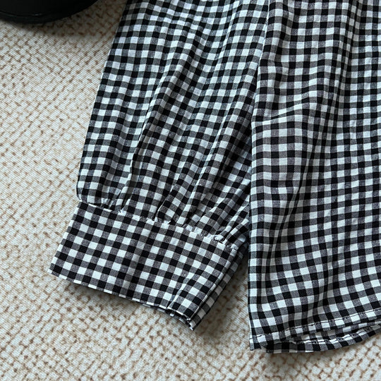 Damen Bluse mit großem Kragen und Rüschendetails R&B