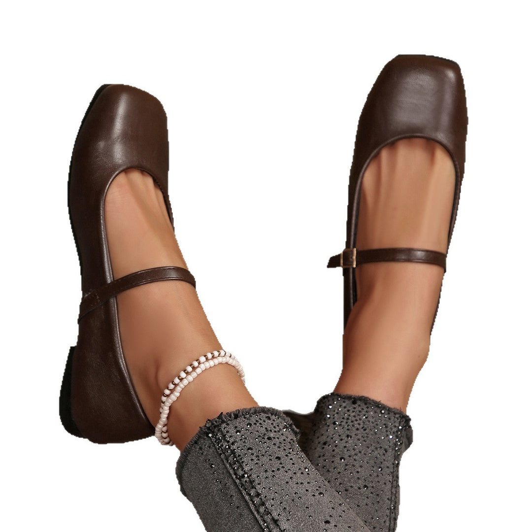Damen Ballerinas mit elegantem Riemchen und komfortabler Sohle R&B