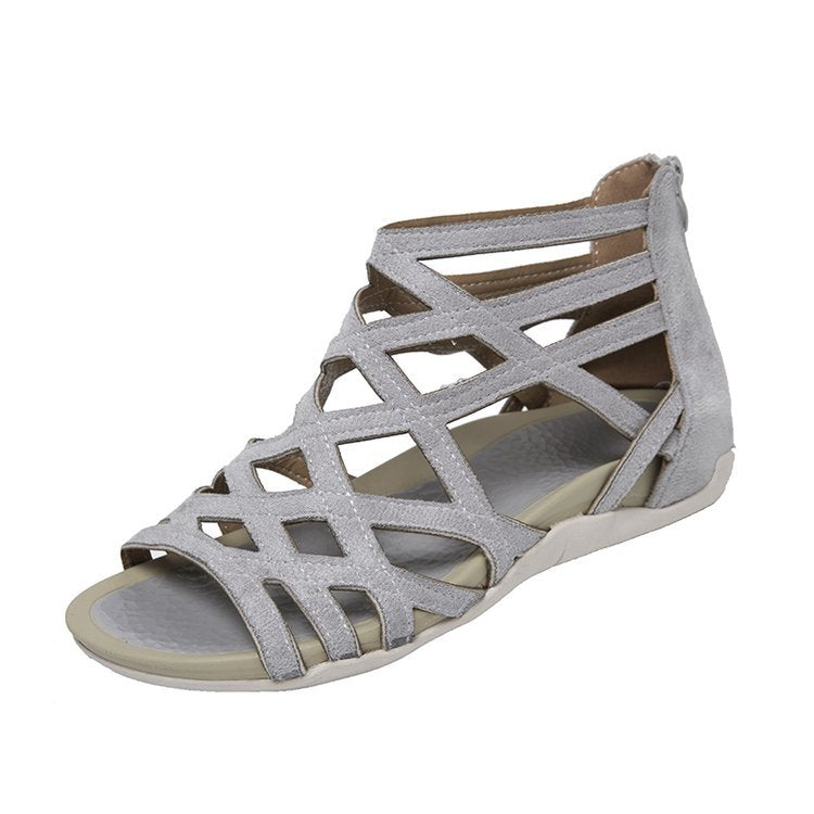 Damen Komfortable Riemensandalen mit geflochtenem Riemendesign R&B
