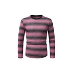 Herren Langarmshirt mit modernem Streifenmuster und komfortablem Schnitt