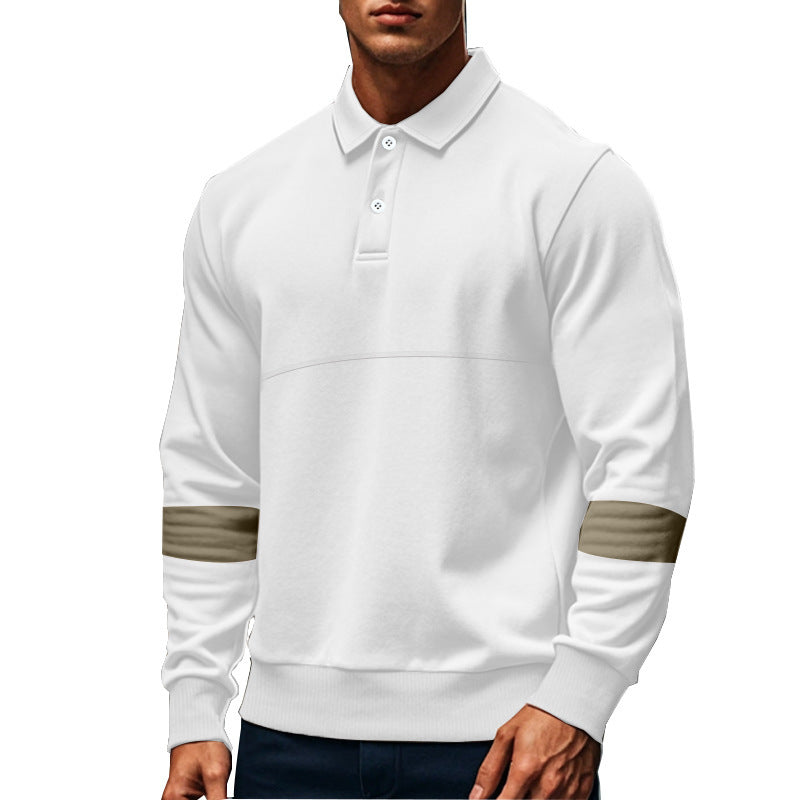 Herren lässiges Poloshirt mit atmungsaktivem Stoff und praktischen Details R&B