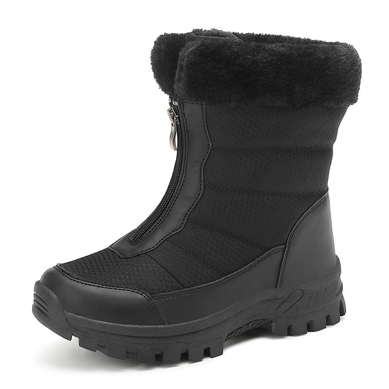 Damen isolierte Winterstiefel mit rutschfester Sohle und kuscheligem Innenfutter R&B