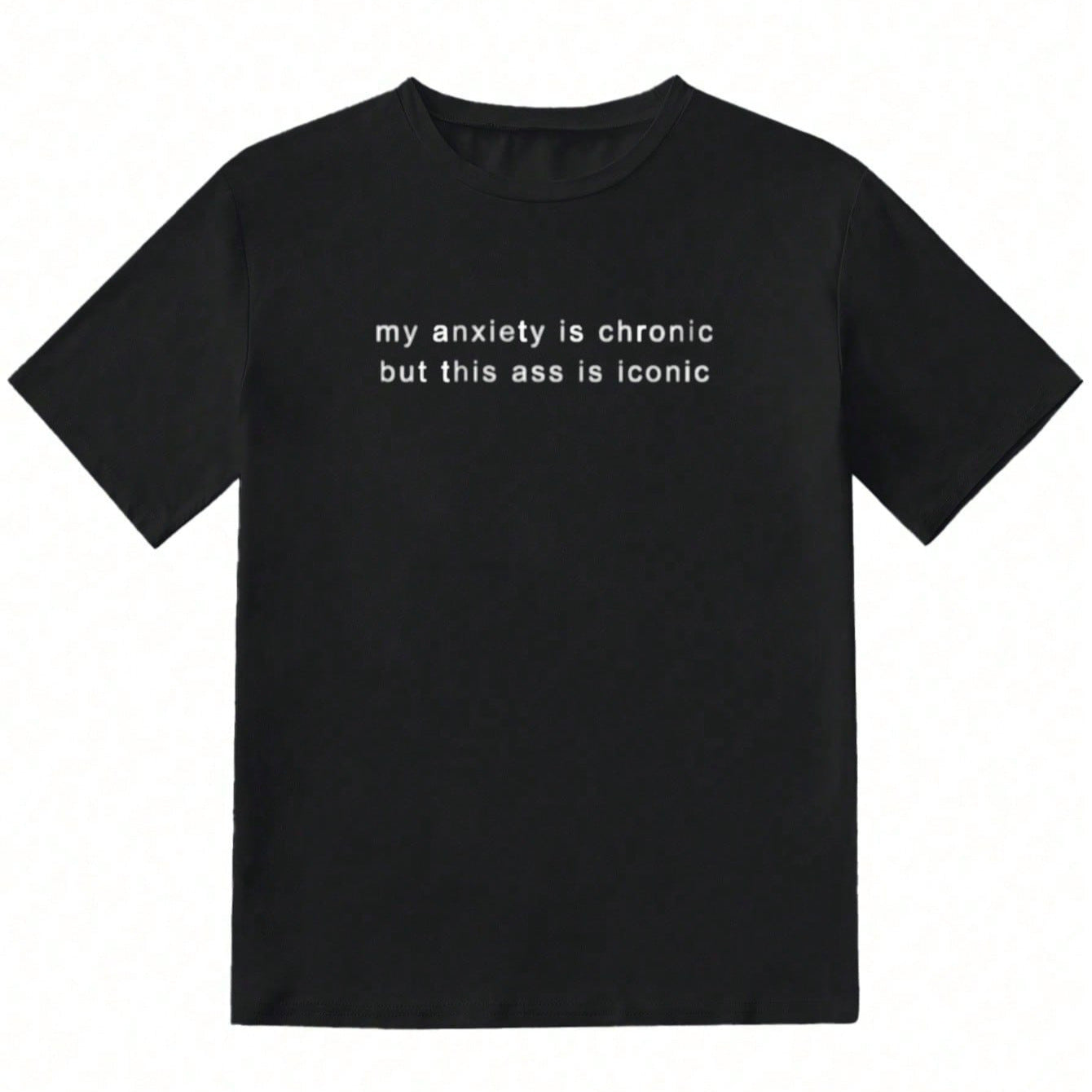 Damen T-Shirt mit kreativem Statement und lässigem Schnitt R&B