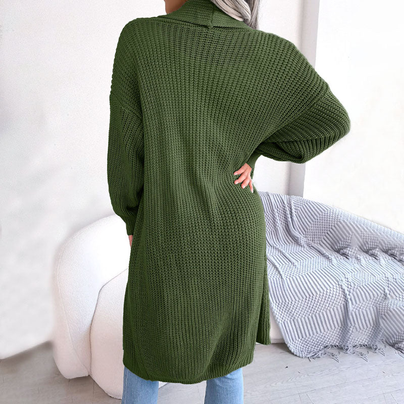 R&B | Einfarbige Strickjacke für Elegante Outfits