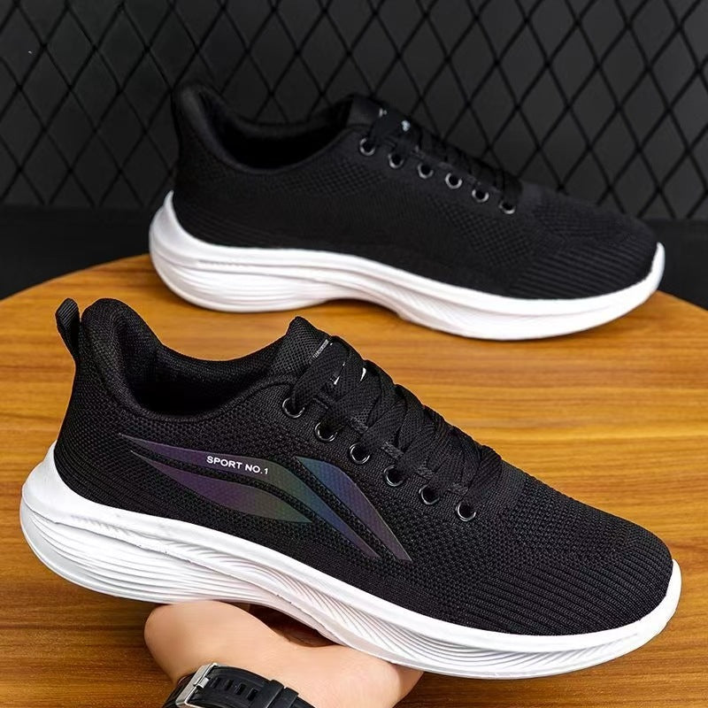Damen Sportliche Sneakers mit atmungsaktivem Mesh-Obermaterial und flexiblem Design