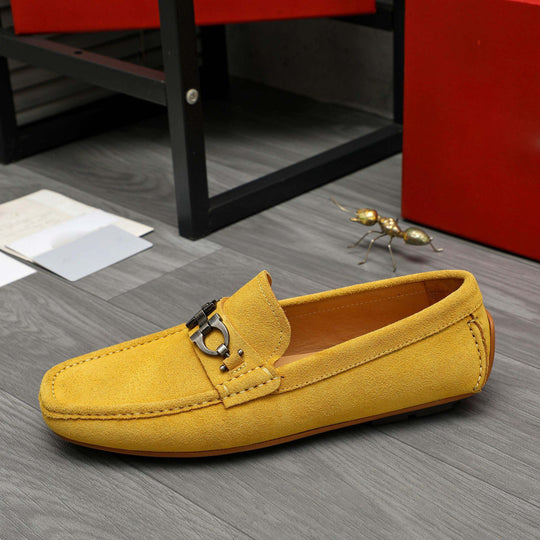 Damen Mokassin mit elegantem Zierdetail und hochwertiger Wildlederoberfläche R&B