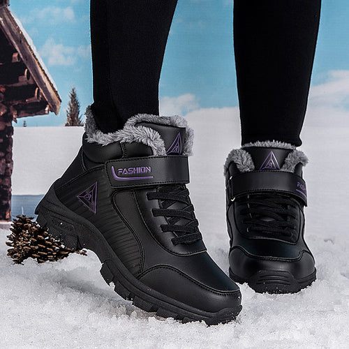 Damen Thermo-Winterstiefel mit isolierendem Warmfutter und rutschfester Profilsohle R&B