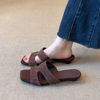 Damen Modische Mules mit Komfortsohle