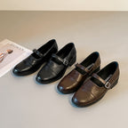 Damen Mary Jane Schuhe mit modischem Riemchen R&B