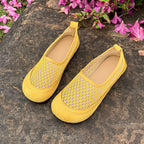 Damen Atmungsaktive Ballerinas mit elastischem Netzdesign R&B