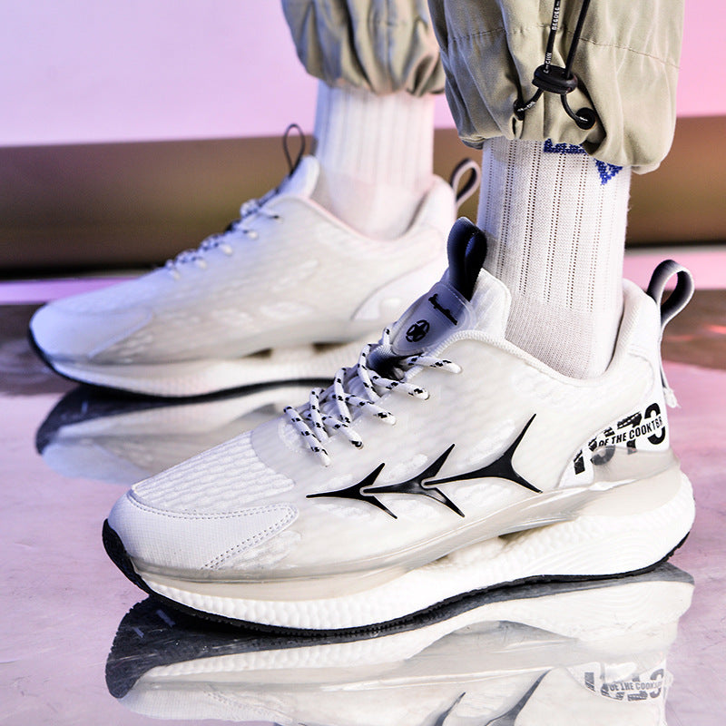 Damen Sportliche Laufschuhe mit atmungsaktivem Mesh-Obermaterial und dynamischem Dämpfungssystem R&B