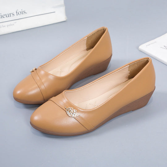 Damen Ballerinas mit eleganter Schmuckverzierung und bequemer Innensohle R&B