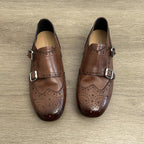 Damen elegante Schnürschuhe mit dekorativem Schnallenverschluss R&B