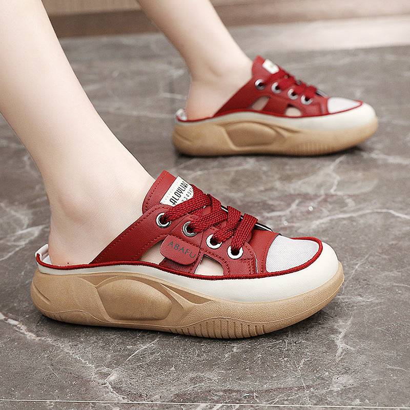 Damen Sneaker Slipper mit atmungsaktiver Mesh-Struktur und bequemer Sohle R&B
