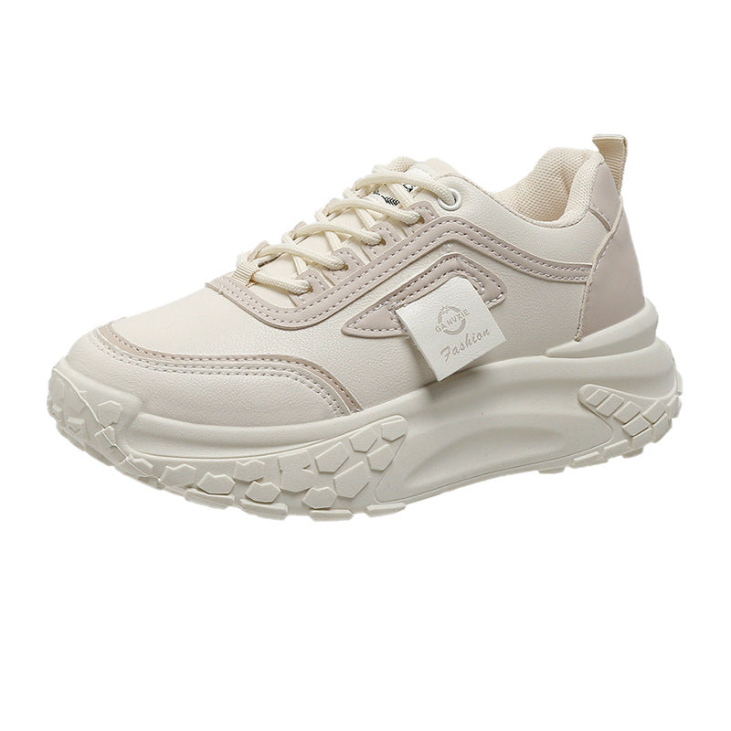 Damen Sportliche Trend Sneakers mit dickem Sohlenprofil und atmungsaktiver Oberfläche R&B