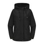 Damen leichte Windjacke mit verstellbarem Bund