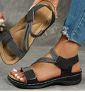 Damen orthopädische Sommer-Sandalen mit verstellbarem Riemendesign und komfortablem Fußbett R&B
