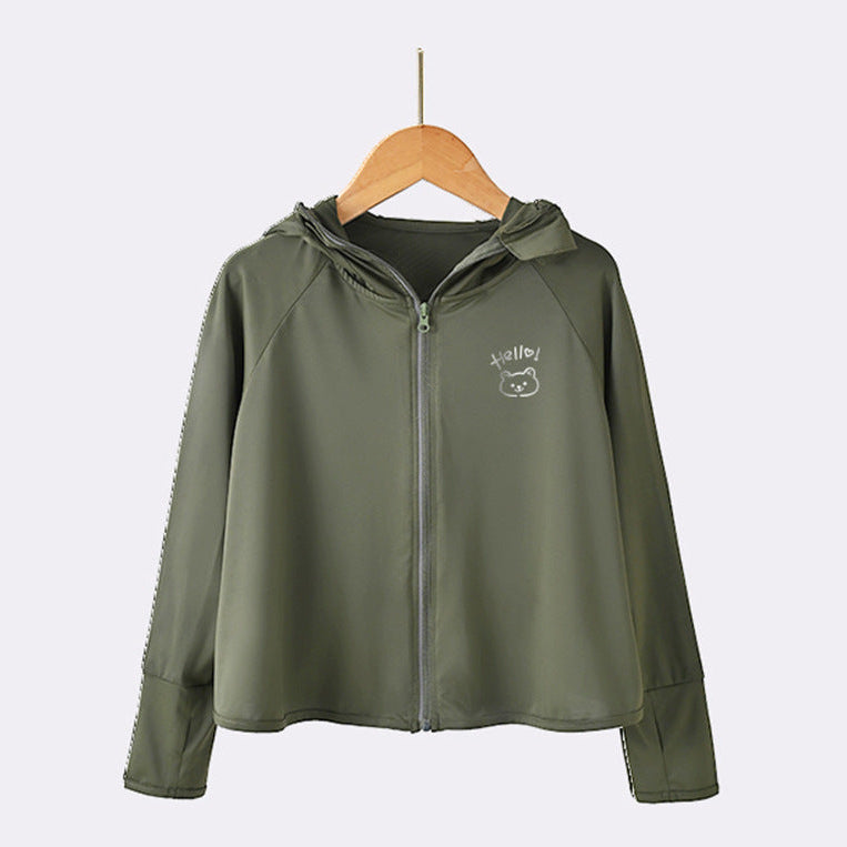 Jungen Outdoor-Schutzjacke mit Kapuze R&B