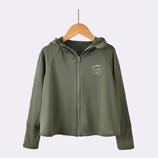 Jungen Outdoor-Schutzjacke mit Kapuze R&B