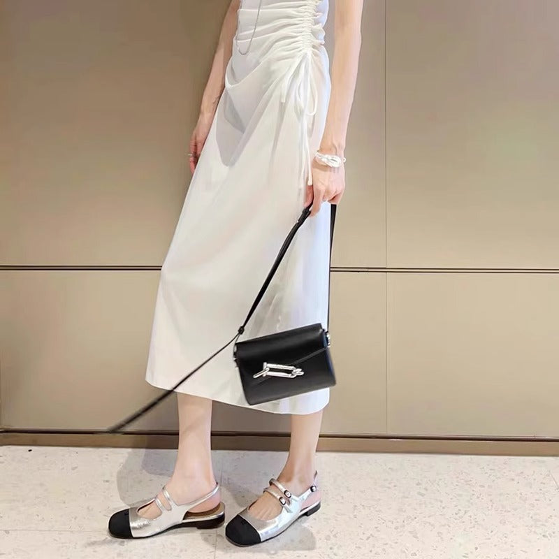 Damen Bequeme Sling-Pumps mit modischem Riemendesign und komfortablem Fußbett R&B