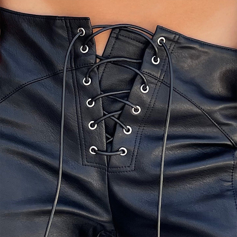 Damen Lederhose R&B