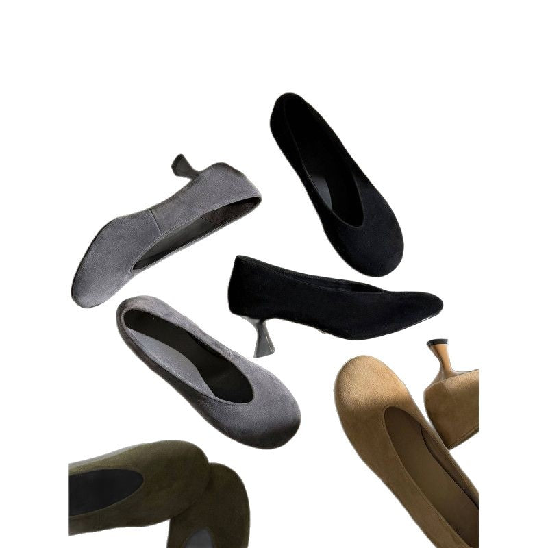 Damen elegante Pumps mit modischem Trichterabsatz R&B