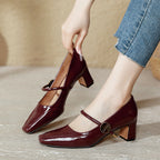 Damen elegante und bequeme Pumps mit verstellbarem Rahmen